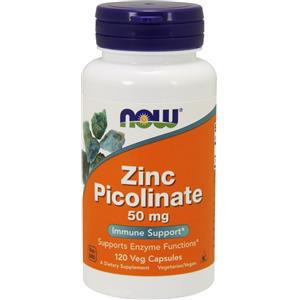 Now Foods Zinc Picolinate 50mg 120 vcaps -