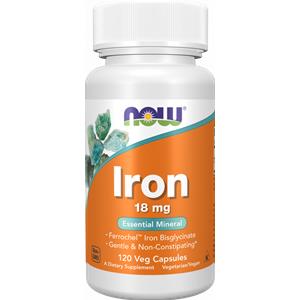 Now Foods Iron 18mg 120 vcaps -