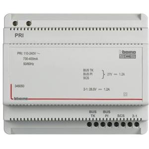 BTICINO 346050 ALIMENTATORE AUDIO/VIDEO 2 FILI SCS CON ADATTATORE A/V INTEGRATO