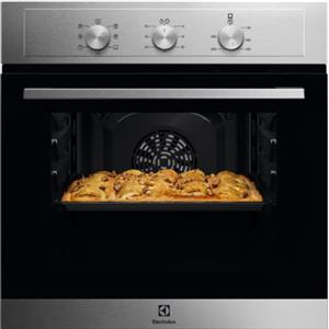 Electrolux Forno Elettrico Ventilato Ad Incasso Electrolux EOH2H00BX 58 Litri Classe energetica A 60 cm Serie 300 AquaClean Anti-impronta Inox