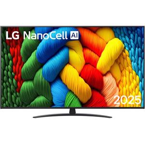 LG NanoCell AI 65NANO81A6A TV Serie NANO81 65'' 4K, α7 Gen8, HDR10, 20W, 3 HDMI con Game Optimizer, Smart TV WebOS 25