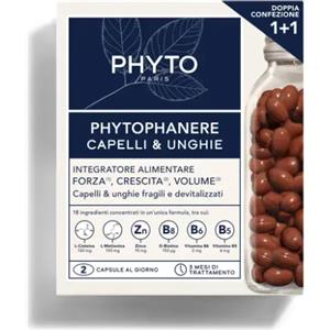 PHYTO (LABORATOIRE NATIVE IT.) Phyto Paris Phytophanere Integratore Alimentare Capelli/unghie 90+90 Capsule