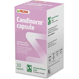 SCHWABE PHARMA ITALIA SRL Pegaso candinorm - Integratore alimentare per l'equilibrio della flora batterica intestinale - Formato 30 capsule