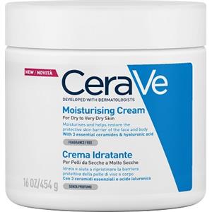 Cerave (l'oreal italia spa) Cerave Crema Idratante Vaso 454 g - Formula Avanzata per un'idratazione profonda