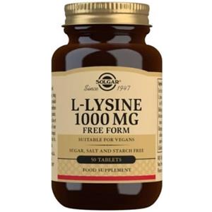 Solgar - L-Lisina, 1000 mg - 50 compresse
