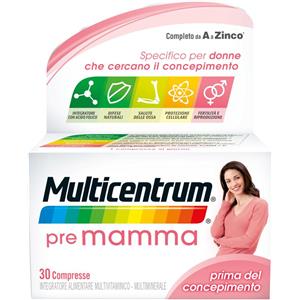 HALEON ITALY Srl Multicentrum Integratore Alimentare Pre Mamma 30 compresse
