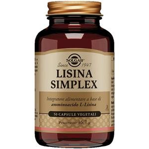 Solgar it. multinutrient spa LISINA SIMPLEX 50CPS VEGETALI