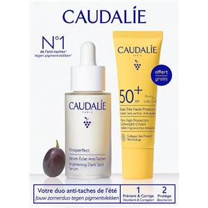 Caudalie italia srl CAUDALIE VINOPERFECT DUO SOLARE ANTI-MACCHIE SIERO ILLUMINANTE 30 ML + FLUIDO SPF50+ 20 ML