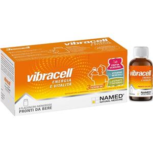 NAMED Srl Vibracell integratore multivitaminico energia e vitalità 8 flaconcini 120 ml
