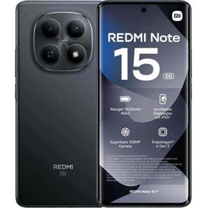 XIAOMI REDMi NOTE 15 5G DUAL SIM 6.77" OCTA CORE 512GB RAM 8GB 5G TIM BLACK - 788982