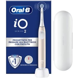 Oral-B - iO 2 Spazzolino Elettrico Rosa Confezione 3 Pezzi