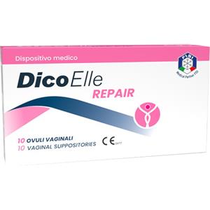 DICOFARM SpA Dicoelle Repair Ovuli Vaginali Lenitivi e Idratanti 10 Pezzi per Benessere Intimo e Riparazione della Mucosa