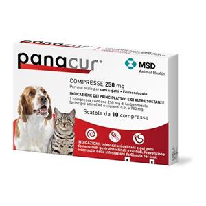 MSD ANIMAL HEALTH Srl Panacur*10cpr 250mg