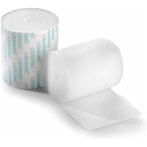 SINI-MEDIK Niederreiter Gmbh Medicazione assorbente in poliuretano espanso ligasano struttura a nido d'ape non sterile 300x10x0,3cm 2 pezzi