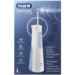 PROCTER & GAMBLE SRL Oral-B, Idropulsore Portatile Aquacare 4 con Tecnologia Oxyjet, 1 Idropulsore