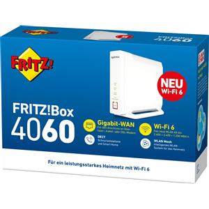 AVM Router WLAN AVM FRITZ!Box 4060 2,4 GHz, 5 GHz 6000 MBit/s