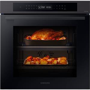 Samsung Forno Elettrico da Incasso Ventilato Multifunzione con Grill e Vapore Capacità 76 Litri Classe A+ Larghezza 59 cm colore Nero - NV7B4040VBB/U5