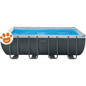 Intex Piscina Rettangolare Ultra XTR Frame (549x274x132cm) con Pompa a Sabbia Art. 26356 - Ultra XTR Frame (549x274x132cm)