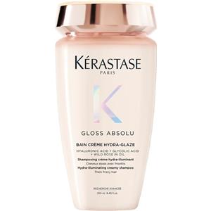 Kerastase Kérastase Gloss Absolu Bain Crème Hydra Glaze 250 ml - Shampoo Anticrespo Effetto Gloss Capelli Spessi