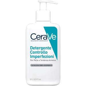 CERAVE (L'Oreal Italia SpA) Cerave Detergente viso con acido salicilico 473 ml - Gel purificante per pelli a tendenza acneica