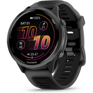 Garmin Forerunner 570 - 47mm Slate Grey Aluminum con cinturino Translucent Black/Black (010-02971-00)