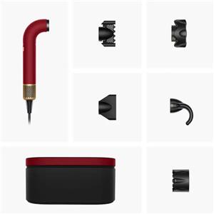 Dyson Supersonic R Red Velvet and Gold Lisci e Mossi"